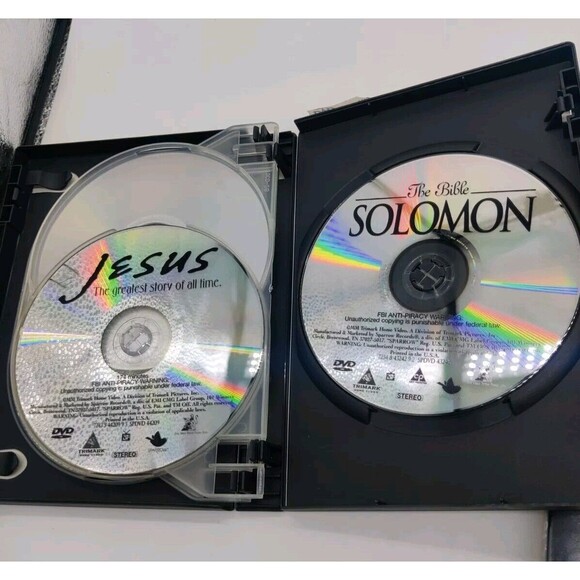 The Bible Collection 4 DVD Set & Jesus Of Nazareth Lot Of 2 Religious Dvds - Picture 14 of 16